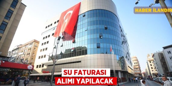 Su Faturası Alımı Yapılacak