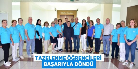 TAZELENME ÖĞRENCİLERİ BAŞARIYLA DÖNDÜ