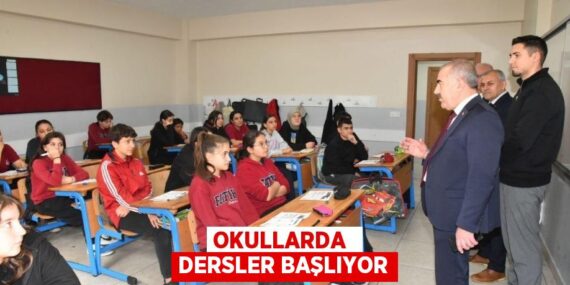 OKULLARDA  DERSLER BAŞLIYOR