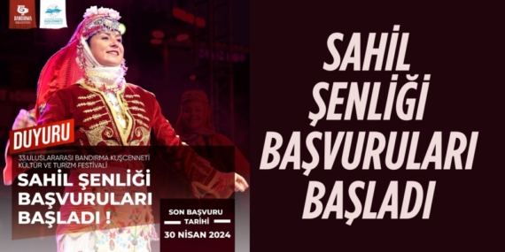 SAHİL ŞENLİĞİ BAŞVURULARI BAŞLADI