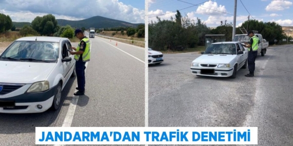 JANDARMA’DAN TRAFİK DENETİMİ
