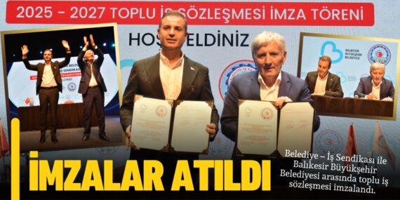 İmzalar atıldı