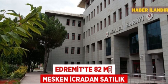 Edremit’te 82 m² mesken icradan satılık