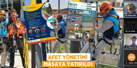 AFET YÖNETİMİ MASAYA YATIRILDI