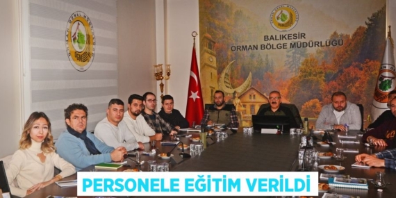 PERSONELE EĞİTİM VERİLDİ