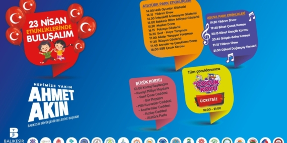 BALIKESİR 23 NİSAN’I BÜYÜK COŞKUYLA KUTLAYACAK