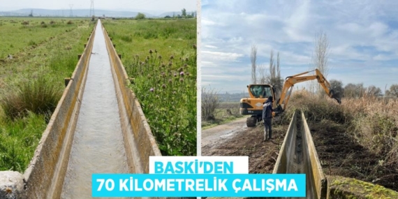 BASKİ’DEN   70 KİLOMETRELİK ÇALIŞMA