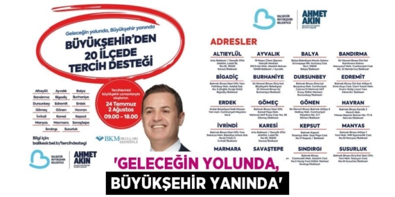 ‘GELECEĞİN YOLUNDA, BÜYÜKŞEHİR YANINDA’