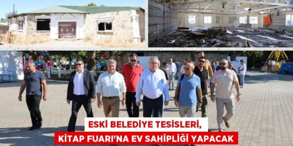 ESKİ BELEDİYE TESİSLERİ,  KİTAP FUARI’NA EV SAHİPLİĞİ YAPACAK