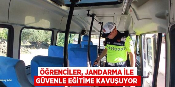 Öğrenciler, jandarma ile güvenle eğitime kavuşuyor