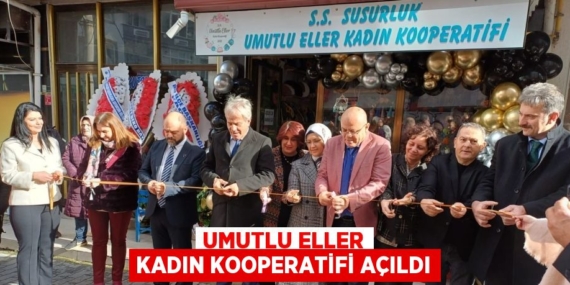 UMUTLU ELLER KADIN KOOPERATİFİ AÇILDI