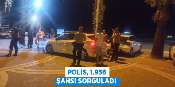Polis, 1.956 şahsı sorguladı
