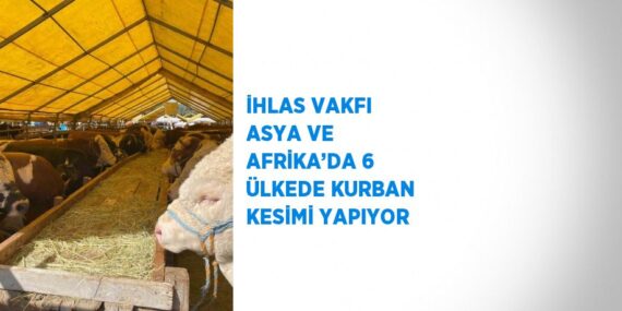 İHLAS VAKFI ASYA VE AFRİKA’DA 6 ÜLKEDE KURBAN KESİMİ YAPIYOR