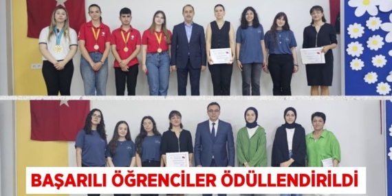 BAŞARILI ÖĞRENCİLER ÖDÜLLENDİRİLDİ