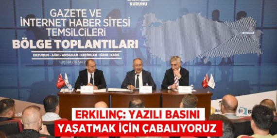 Erkılınç: Yazılı basını yaşatmak için çabalıyoruz