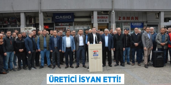 ÜRETİCİ İSYAN ETTİ!