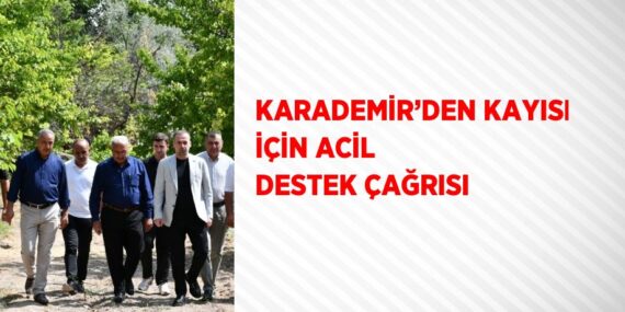 KARADEMİR’DEN KAYISI İÇİN ACİL DESTEK ÇAĞRISI