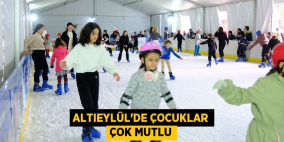 ALTIEYLÜL’DE ÇOCUKLAR ÇOK MUTLU