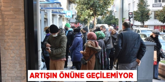 ARTIŞIN ÖNÜNE GEÇİLEMİYOR