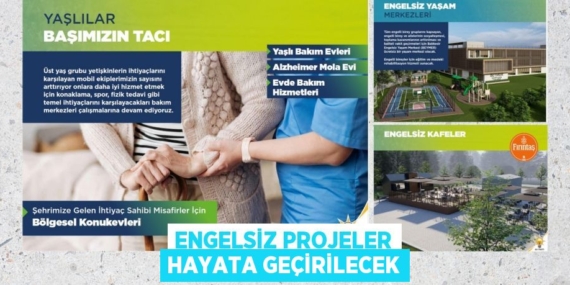 ENGELSİZ PROJELER HAYATA GEÇİRİLECEK