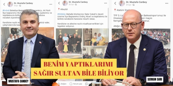 BENİM YAPTIKLARIMI SAĞIR SULTAN BİLE BİLİYOR