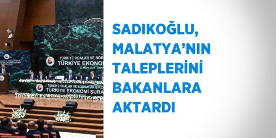 SADIKOĞLU, MALATYA’NIN TALEPLERİNİ BAKANLARA AKTARDI