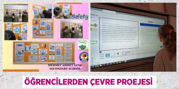 ÖĞRENCİLERDEN ÇEVRE PROEJESİ