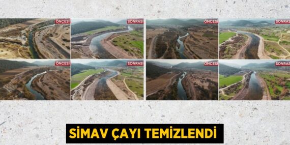 SİMAV ÇAYI TEMİZLENDİ