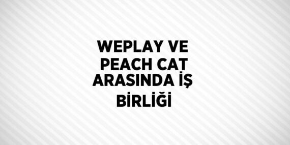 WEPLAY VE PEACH CAT ARASINDA İŞ BİRLİĞİ