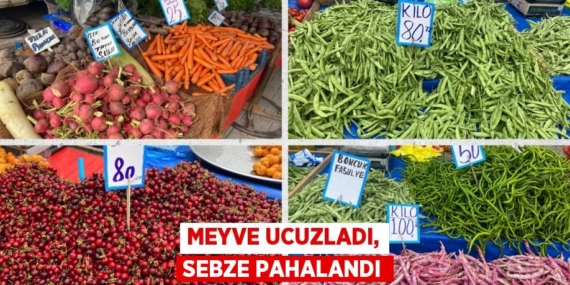 MEYVE UCUZLADI, SEBZE PAHALANDI