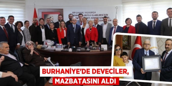 BURHANİYE’DE DEVECİLER, MAZBATASINI ALDI