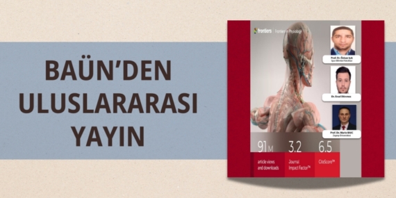 BAÜN’DEN ULUSLARARASI YAYIN