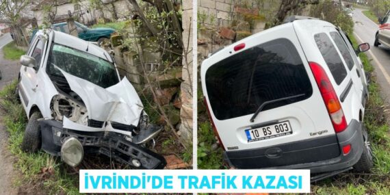 İVRİNDİ’DE TRAFİK KAZASI