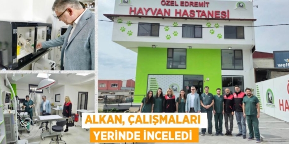 ALKAN, ÇALIŞMALARI YERİNDE İNCELEDİ