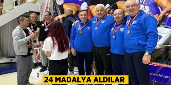 24 MADALYA ALDILAR