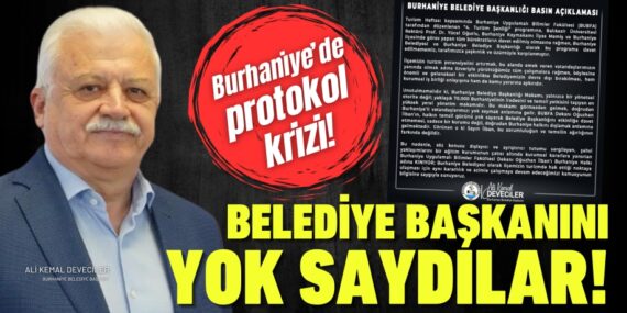 Burhaniye’de protokol krizi! BELEDİYE BAŞKANINI  YOK SAYDILAR!