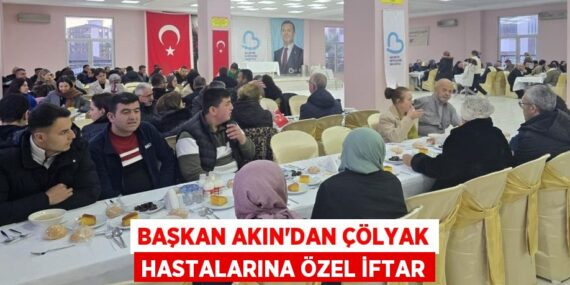 BAŞKAN AKIN’DAN ÇÖLYAK HASTALARINA ÖZEL İFTAR