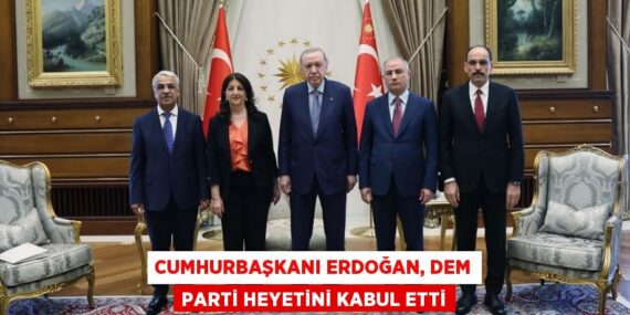 Cumhurbaşkanı Erdoğan, DEM Parti heyetini kabul etti