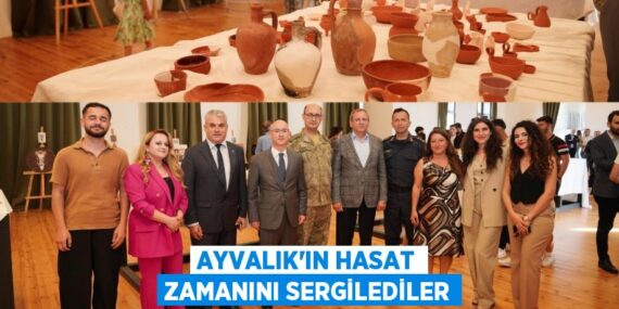 AYVALIK’IN HASAT ZAMANINI SERGİLEDİLER