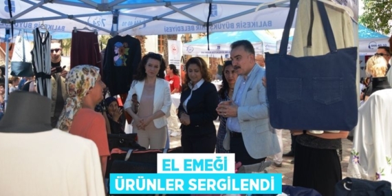 EL EMEĞİ ÜRÜNLER SERGİLENDİ