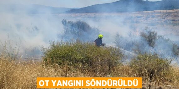 Ot yangını söndürüldü