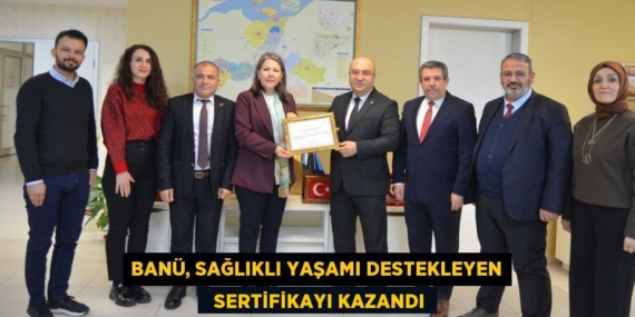 BANÜ, SAĞLIKLI YAŞAMI DESTEKLEYEN   SERTİFİKAYI KAZANDI