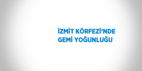 İZMİT KÖRFEZİ’NDE GEMİ YOĞUNLUĞU