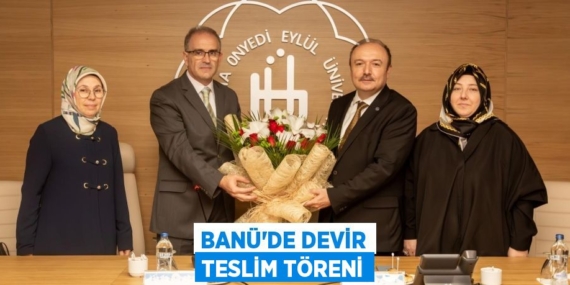 BANÜ’DE DEVİR TESLİM TÖRENİ