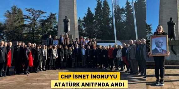 CHP İSMET İNÖNÜ’YÜ  ATATÜRK ANITI’NDA ANDI