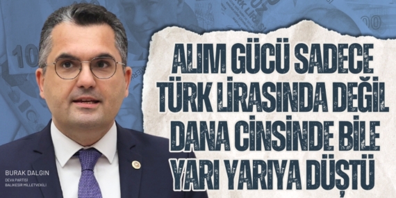 ALIM GÜCÜ SADECE TÜRK LİRASINDA DEĞİL DANA CİNSİNDE BİLE YARI YARIYA DÜŞTÜ