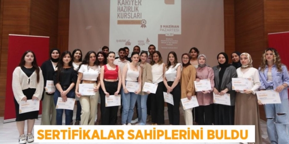 SERTİFİKALAR SAHİPLERİNİ BULDU