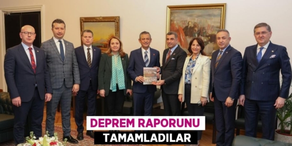 DEPREM RAPORUNU   TAMAMLADILAR