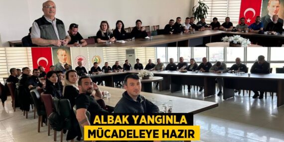 ALBAK YANGINLA MÜCADELEYE HAZIR