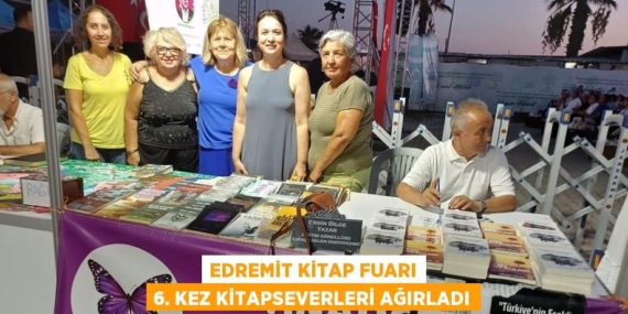 EDREMİT KİTAP FUARI 6. KEZ KİTAPSEVERLERİ AĞIRLADI